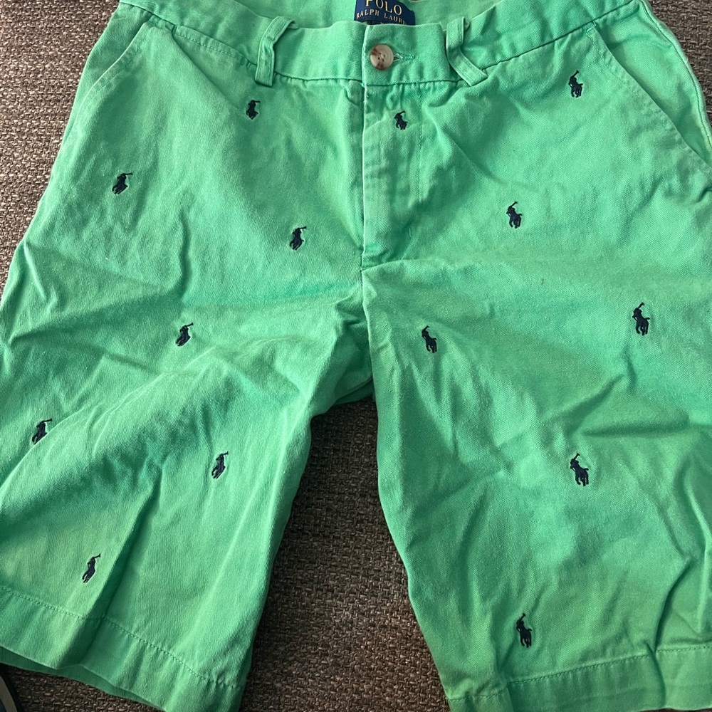 Polo Ralph Lauren Green Chino shorts Boys size 16